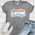 "America the Beautiful" Crew Neck T-Shirt