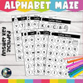 Letter Maze Worksheets