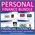 Personal Finance Saving Investing Credit Cards Powerpoint Cloze Notes Economics
