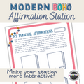 Modern Boho Affirmation Station