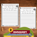 May Copywork Printables - Family Pack