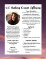 Star Themed Completely Editable Syllabus Template - Canva