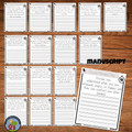 July Copywork Printables - Manuscript