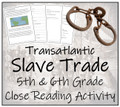 Transatlantic Slave Trade Close Reading Activity | 5th Grade & 6th Grade