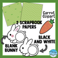 Bunny Rabbit Letter and Number Tiles - Moveable Clipart - 259 images!