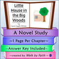 Little House in the Big Woods Novel Study