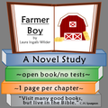 Farmer Boy Novel Study
