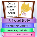 On the Banks of Plum Creek Novel Study 