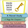 Mandie and the Secret Tunnel Novel Study