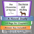 The Horse and His Boy Novel Study