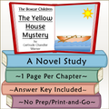 The Yellow House Mystery Novel Study (The Boxcar Children #3)