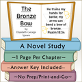 The Bronze Bow Novel Study