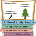 Elizabeth George Speare Novel Study Bundle