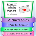 Anne of Windy Poplars Novel Study