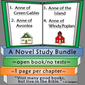 Anne of Green Gables Novel Study Bundle