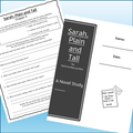 Sarah, Plain and Tall Novel Studies Bundle