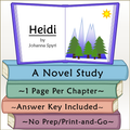 Heidi Novel Study