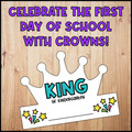 First Day of School Crowns | Back to School Crown Hats