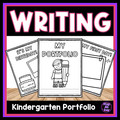 Back to School Kindergarten Portfolio | Student Portfolio of Writing