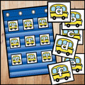 Back to School HIDE & SEEK | Pocket Chart Game | Letter and Number Recognition