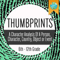 THUMBPRINTS: Character Analysis of a Character, Country, Object, etc.