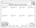 FREEBIE - Division Worksheet - Divide by a 1-digit Divisor