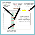 Self-Grading Self-Checking Word Search Template for Google Sheets - Fall - 16 Questions