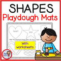 PREWRITING SHAPES PLAYDOUGH MATS AND ACTIVITIES