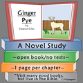 Ginger Pye Novel Study