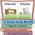 Ginger Pye and Pinky Pye Novel Study Bundle