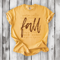 Fall Words T-shirt - Perfect Autumn/Fall shirt - Comfort Colors