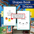PREWRITING SHAPES Fine Motor Cut and Paste Book