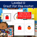 PREWRITING SHAPES Fine Motor Cut and Paste Book