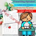 FREE SAMPLE PREWRITING ALPHABET Tracing Lines and Shapes