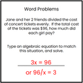 One-Step Equations  - Multiplication and Division - Digital and Printable