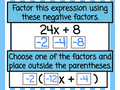 Factoring Lesson - Digital and Printable