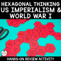 Imperialism & World War I Review Activity Hexagonal Thinking EOC Review