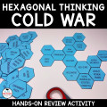 Cold War Review Activity Hexagonal Thinking EOC STAAR Review