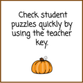 Thanksgiving Adding and Subtracting Integers Puzzle