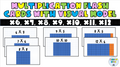 Multiplication Flash Cards 6-12 With Arrays Visual Model