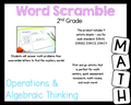 2nd Math Operations & Algebraic Thinking 2.OA.A.1 2.OA.B.2 2.OA.C.3 2.OA.C.4