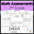 2.MD.9 Line Plots Measurement Assessment 2nd Grade Math 2.MD.D.9