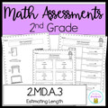 2.MD.A.3 Estimating Length Measurement Assessment 2nd Grade 2.MD.3