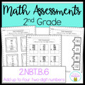 2nd Grade Math Add Up to Four Two-Digit Numbers Assessment 2.NBT.B.6