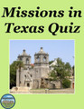 Missions in Texas Quiz