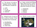 Northern Europe Physical Geography Task Cards