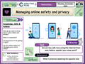 Managing online safety and privacy