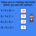 Order of Operations Lesson