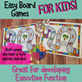 Easy Board Games for Kids in Pre K and Kindergarten