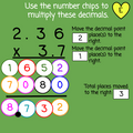 St. Patrick's Day Multiplying Decimals - Digital and Printable